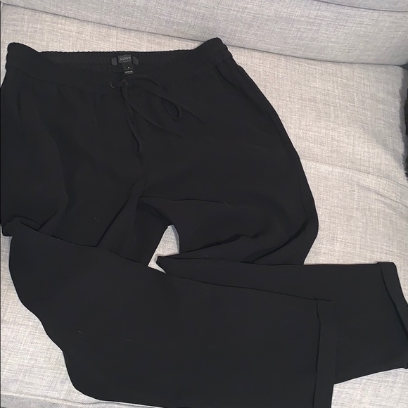 J. Crew Drapey Drawstring Pant - Black - Picture 2 of 4